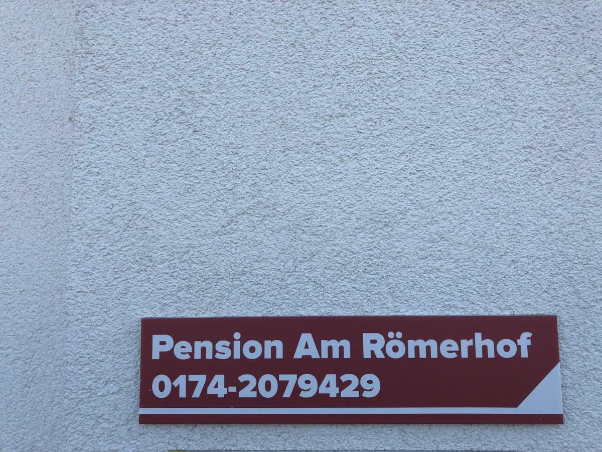 Pension Am Roemerhof Münzenberg Dış mekan fotoğraf